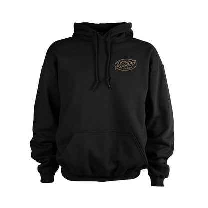 Rugged Radios BOLT Pullover Hoodie - Black - XXL