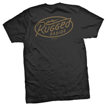 Rugged Radios BOLT T-Shirt - Black - XXL