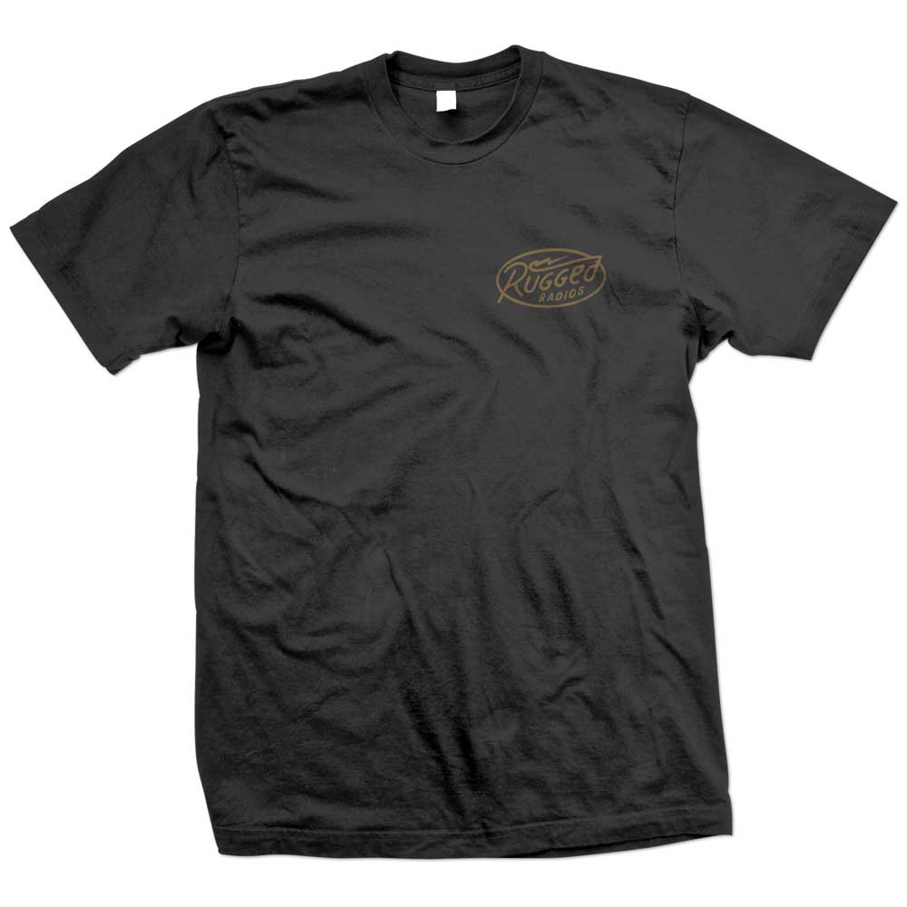 Rugged Radios Bolt T-Shirt - Black - Xxxl