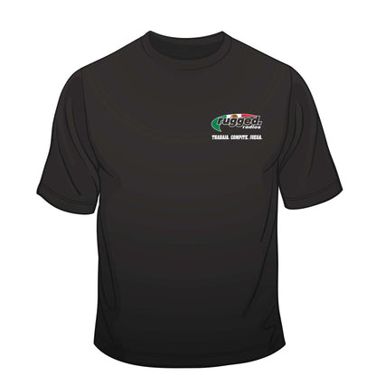 Rugged Radios Mexican Flag T-Shirt - Black - Medium