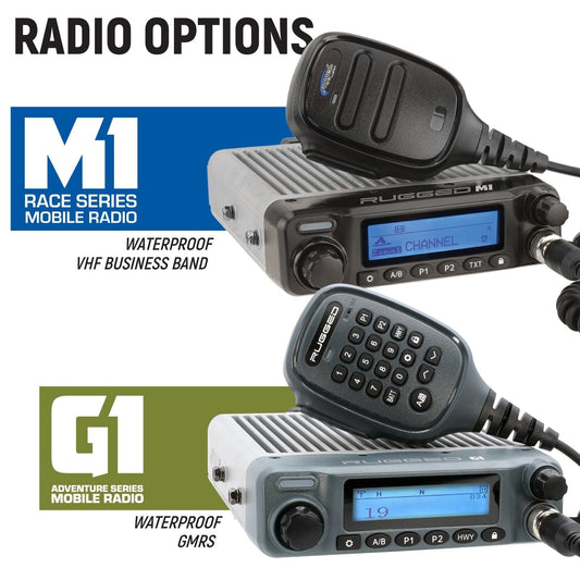 STX STEREO Remote Head Complete Master Communication Kit with Intercom and 2-Way Radio - M1 VHF Business Band