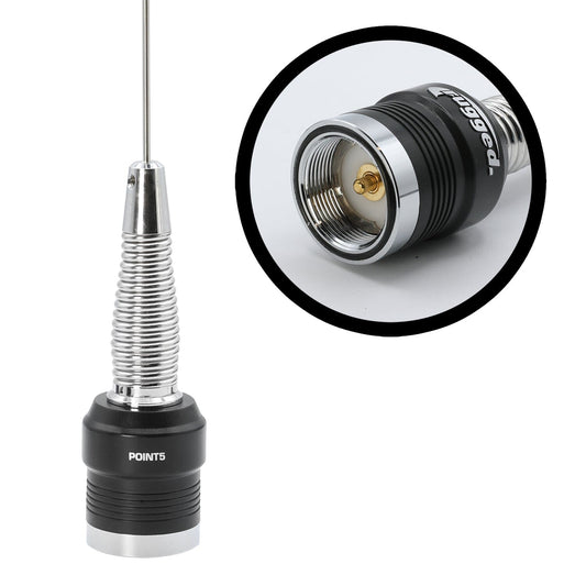 Gmrs / Uhf No Ground Plane (Ngp) Whip Antenna Kit & Nmo Mount