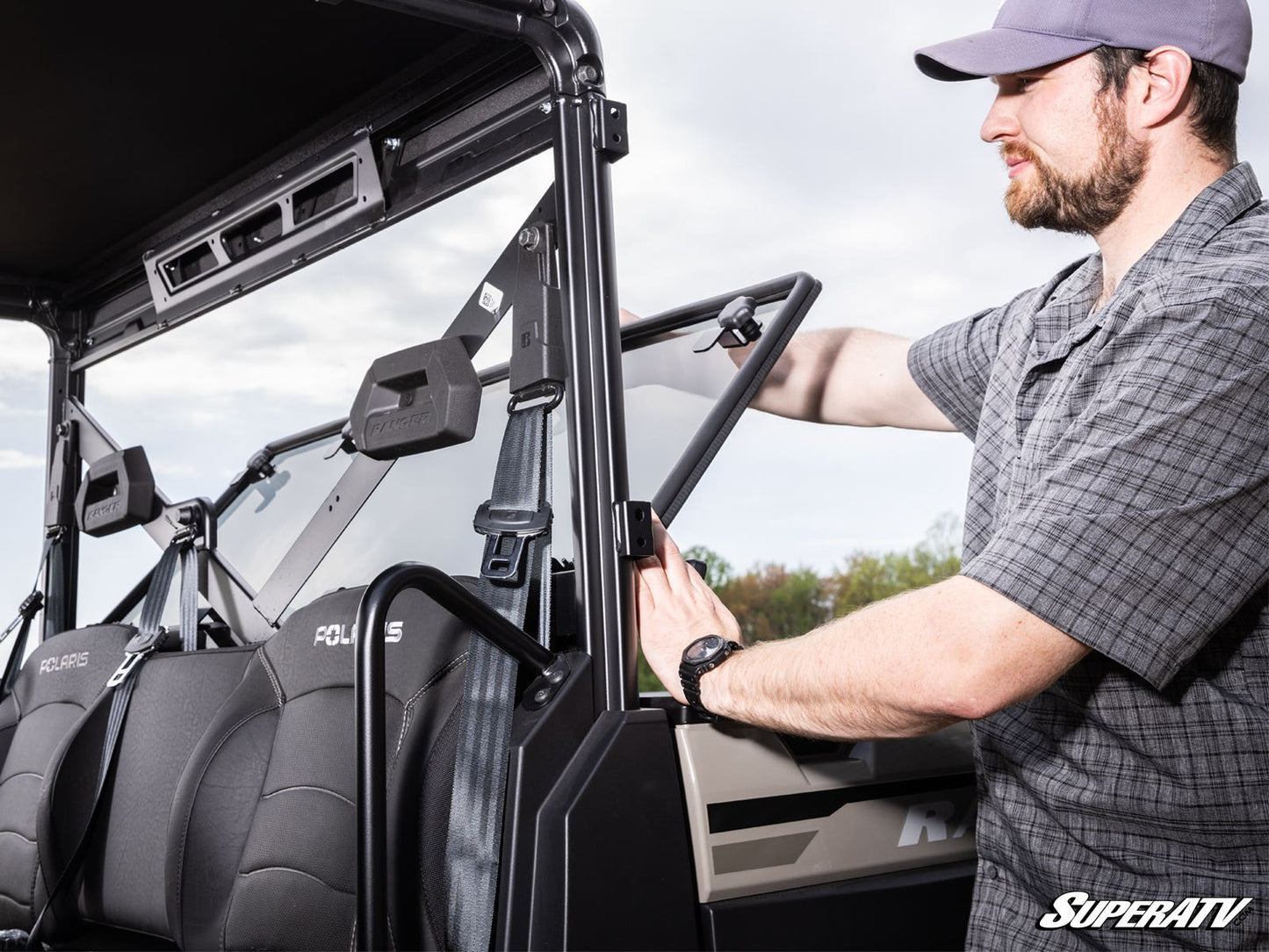 Polaris Ranger XP 900 Rear Windshield