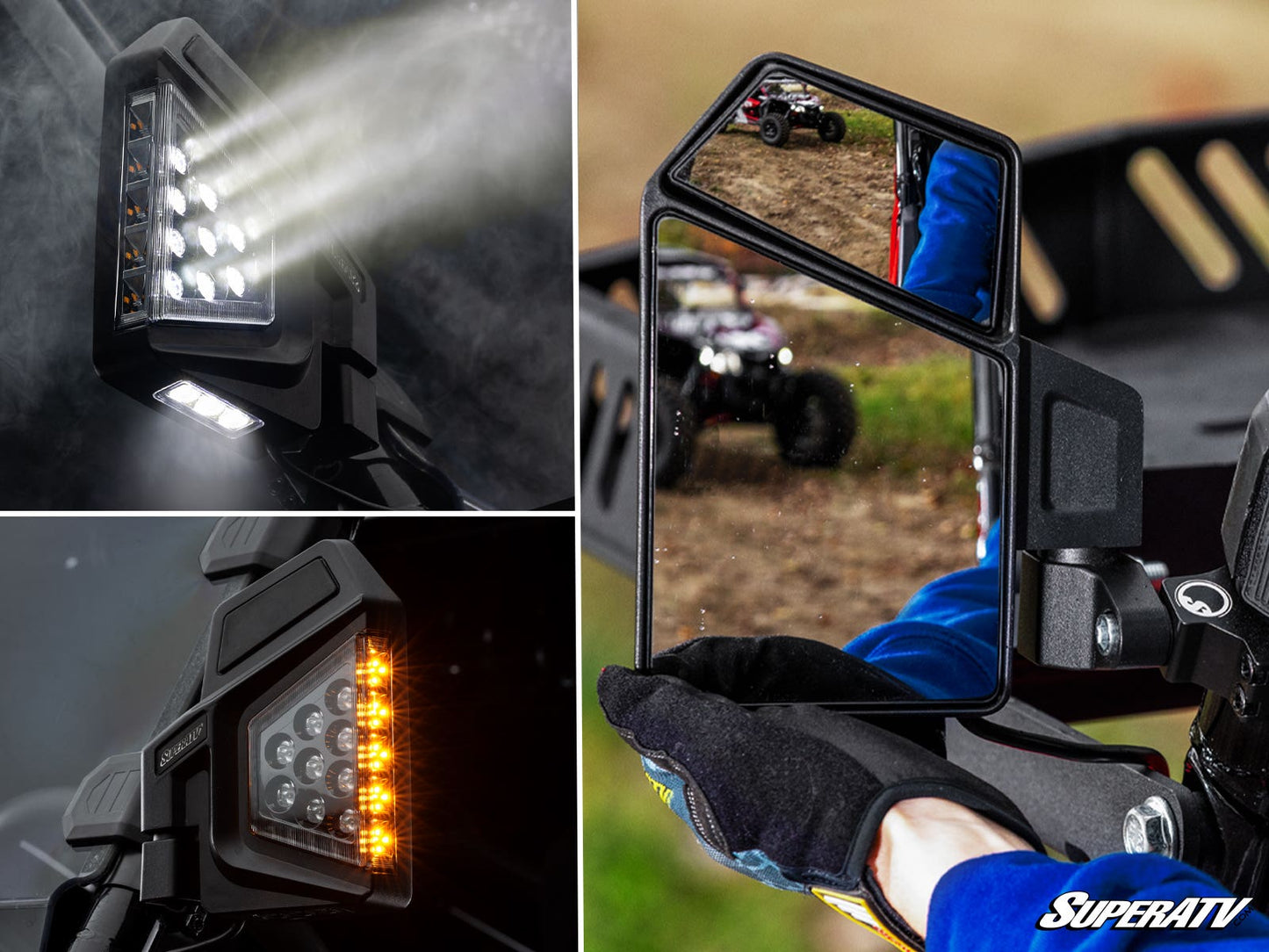 Yamaha Dual Section LED Side-View Mirrors