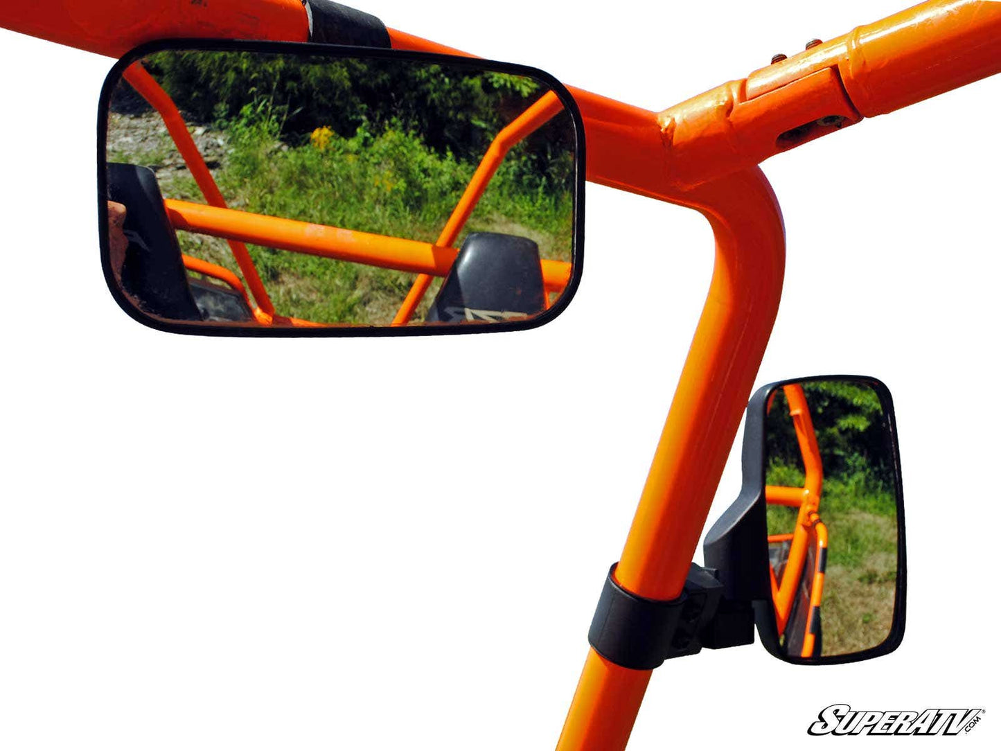 UTV Mirror with ShatterProof Tempered Glass and 1.75" Clamp Fit Polaris RZR