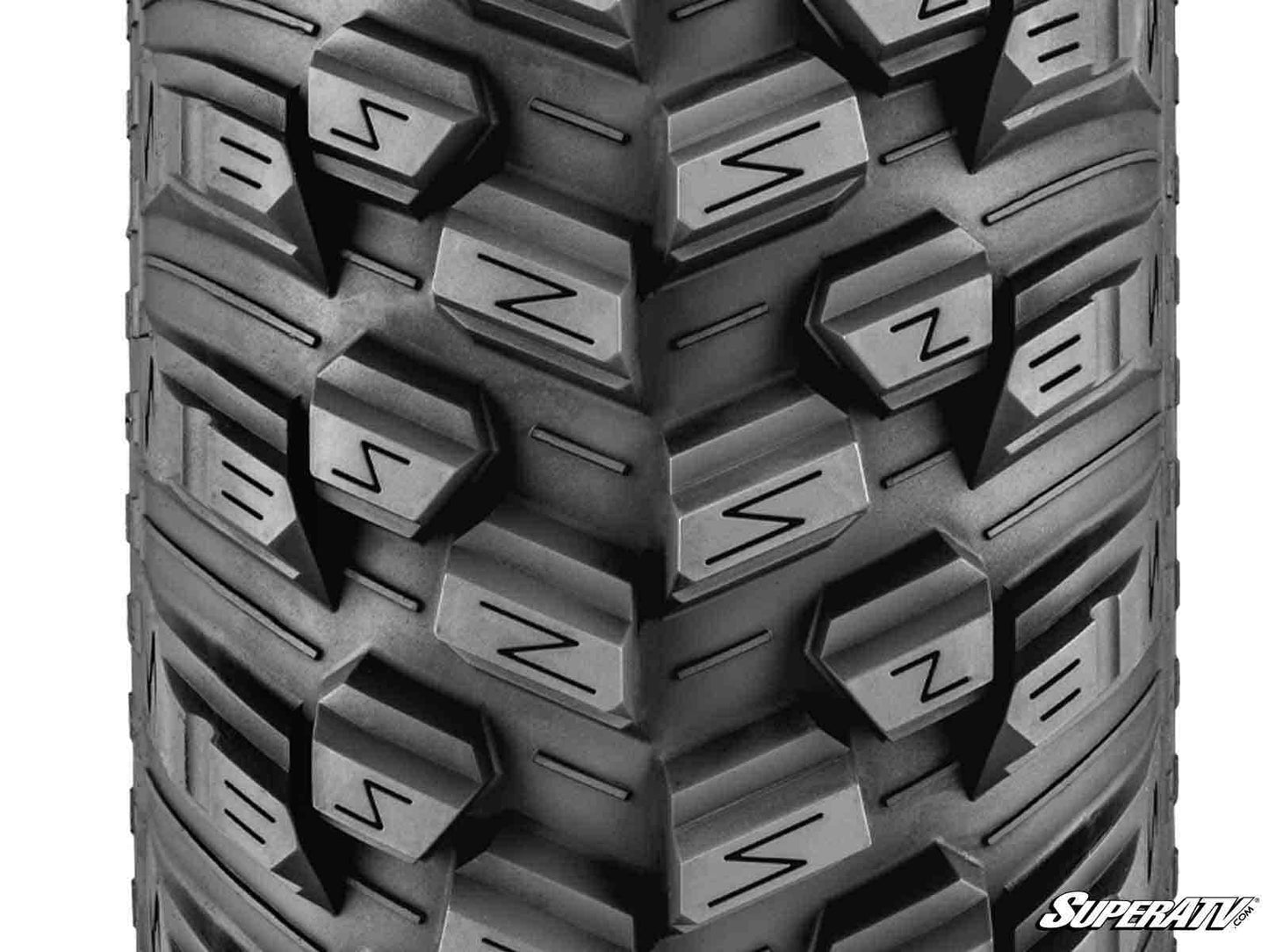 Sticky XT Warrior Tires 35x10x15 on 15x10 Assault Industries Hellfire Matte Titanium Wheels 5/4.5 Pattern