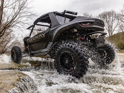 Standard XT Warrior Tires 32x10x15 on 15x7 Assault Industries Hellfire Matte Titanium Wheels 4/136 Pattern