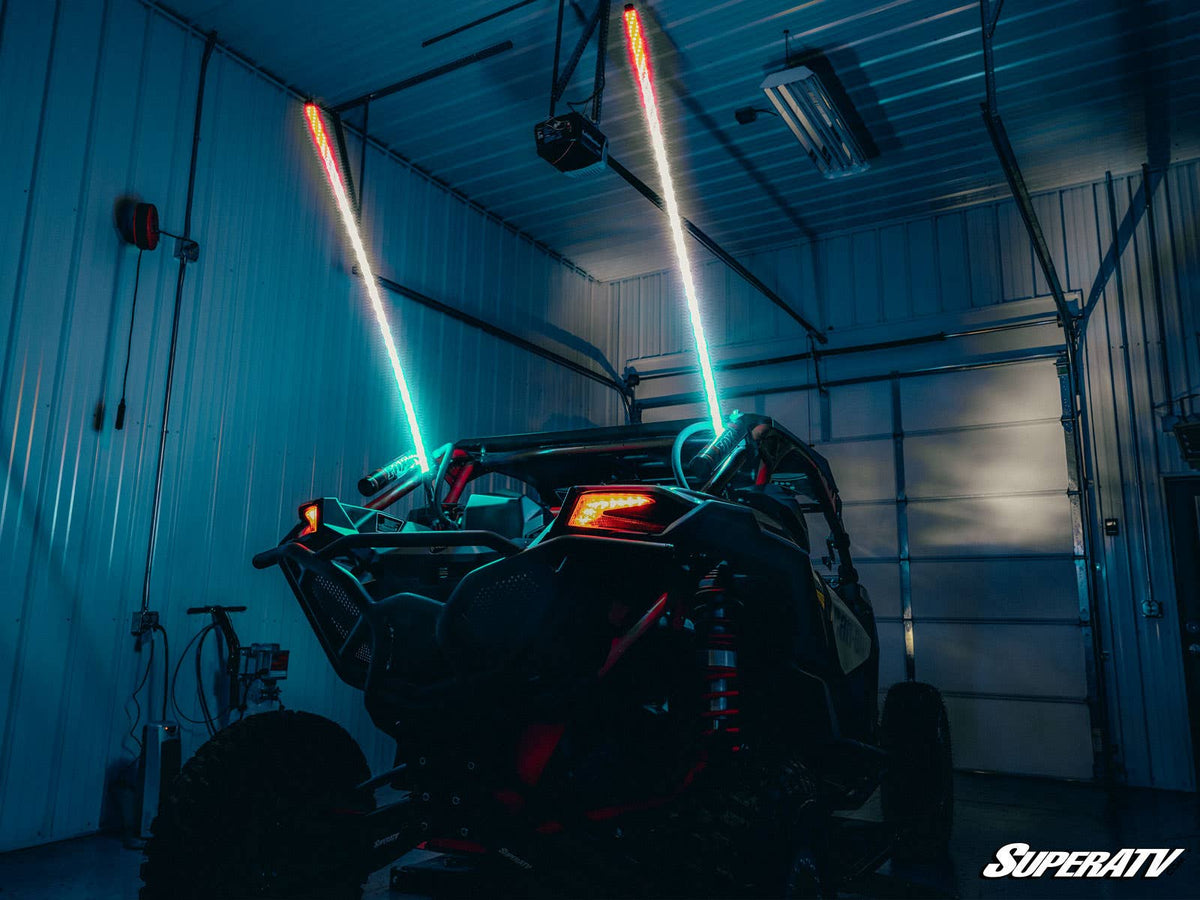 Rgb LED Whip Lights