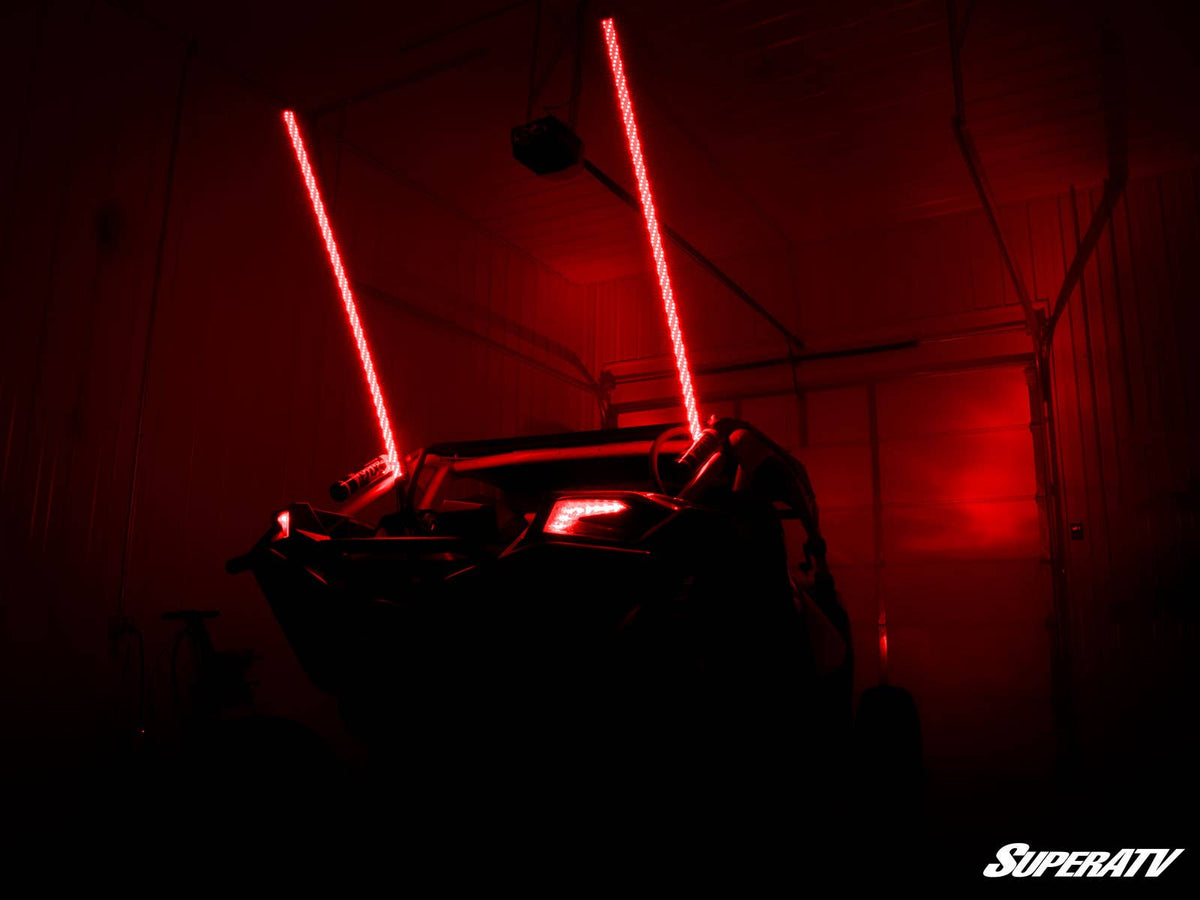 Rgb LED Whip Lights