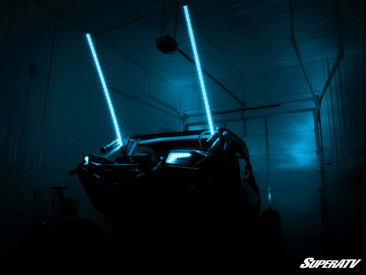 Rgb LED Whip Lights