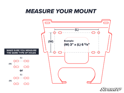 Yamaha Wolverine X2 1000 Winch Mounting Plate