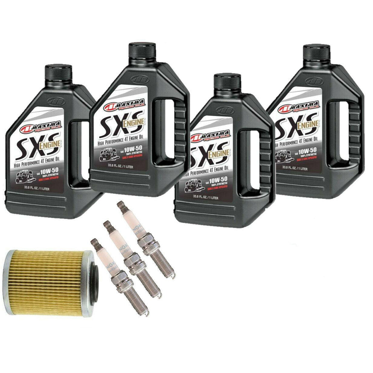Maxima Can-Am Maverick X3 Full Synthetic Oil Change Kit