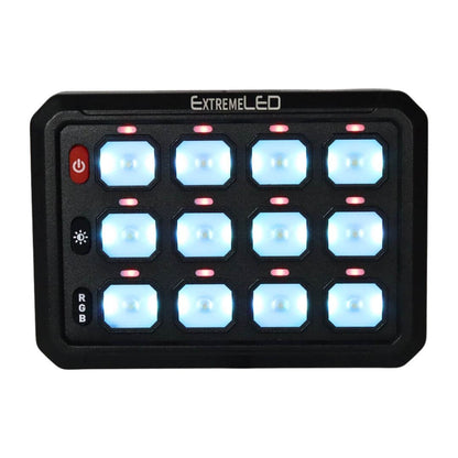 12 Gang RGB Rocker Switch Panel