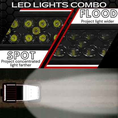 30" Extreme Stealth Dual Row 210W Combo Beam LED Light Bar