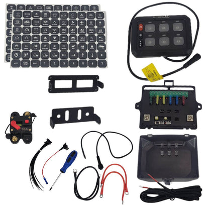 6 Gang RGB Rocker Switch Panel