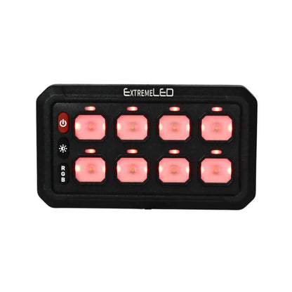 8 Gang RGB Rocker Switch Panel
