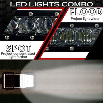 18" Extreme Single Row 90W Combo Beam LED Light Bar