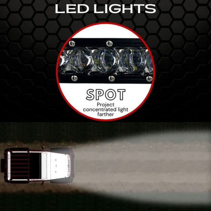 20" Extreme Single Row 100W Spot Beam LED Light Bar