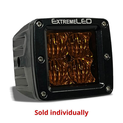 Amber Flood Extreme Series 3" CREE LED Light Pod
