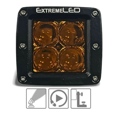 Amber Spot Extreme Series 3" CREE LED Light Pod