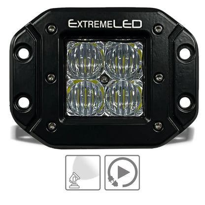 Flood Flush Mount Extreme Series 3" LED Light Pod