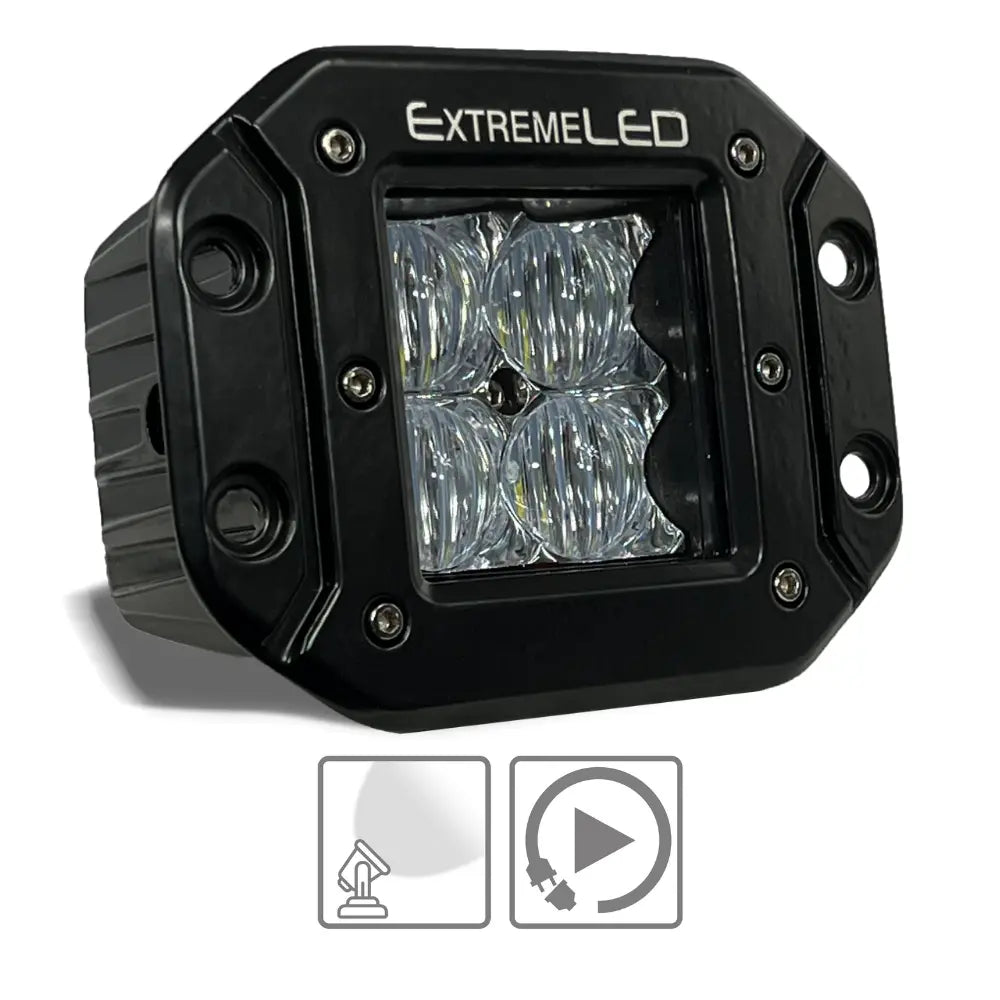 Flood Flush Mount Extreme Series 3" LED Light Pod