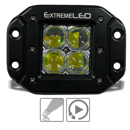 Spot Flush Mount Extreme Series 3" LED Light Pod