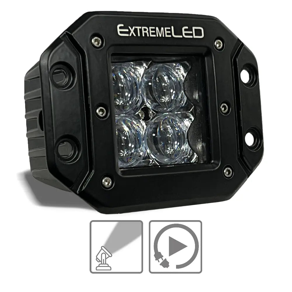 Spot Flush Mount Extreme Series 3" LED Light Pod