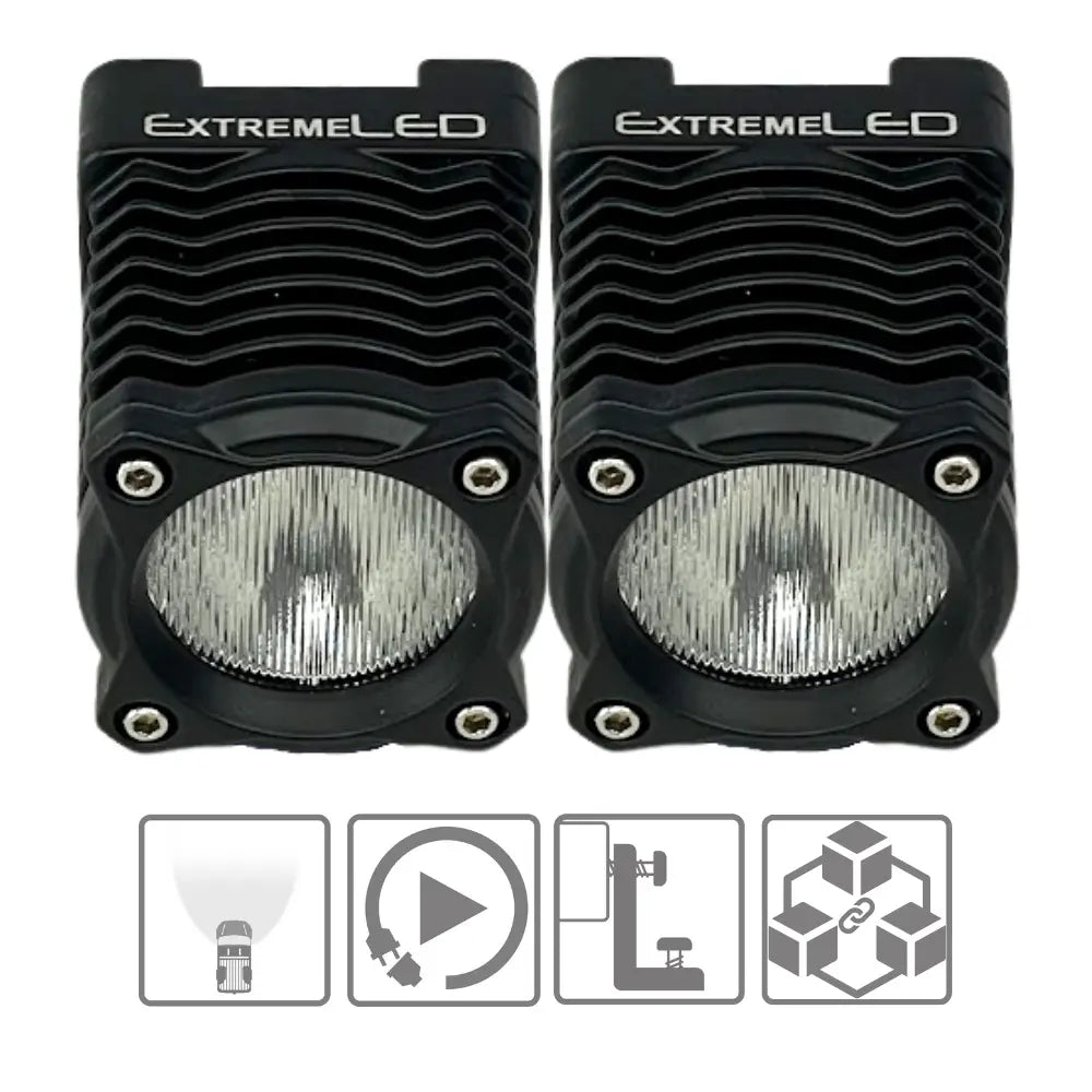 Extreme Stackerz - 2" Modular LED Light - Flood Kit