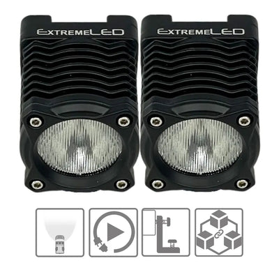 Extreme Stackerz - 2" Modular LED Light - Flood Kit
