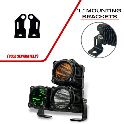 Extreme Stackerz - 2" Modular LED Light - Spot Red Kit