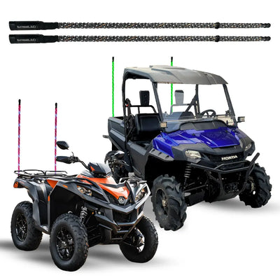 LED RGB Whip 4' Pair