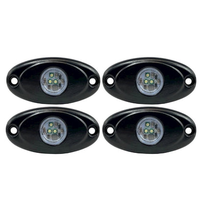 LED Rock Lights (White/4 Pack)
