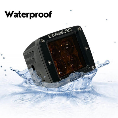 Stealth Amber Flood Extreme Series 3" Light Pod