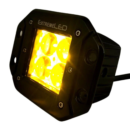Stealth Amber Flood Flush Mount Extreme Series 3" Light Pod