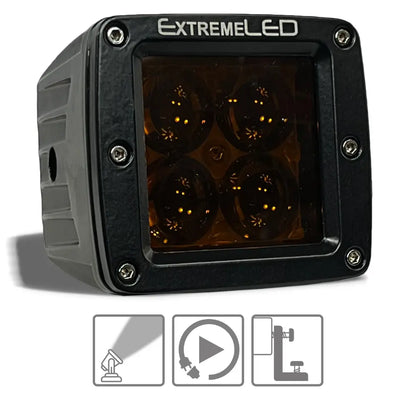 Stealth Amber Spot Extreme Series 3" Light Pod