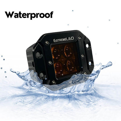 Stealth Amber Spot Flush Mount Extreme Series 3" Light Pod