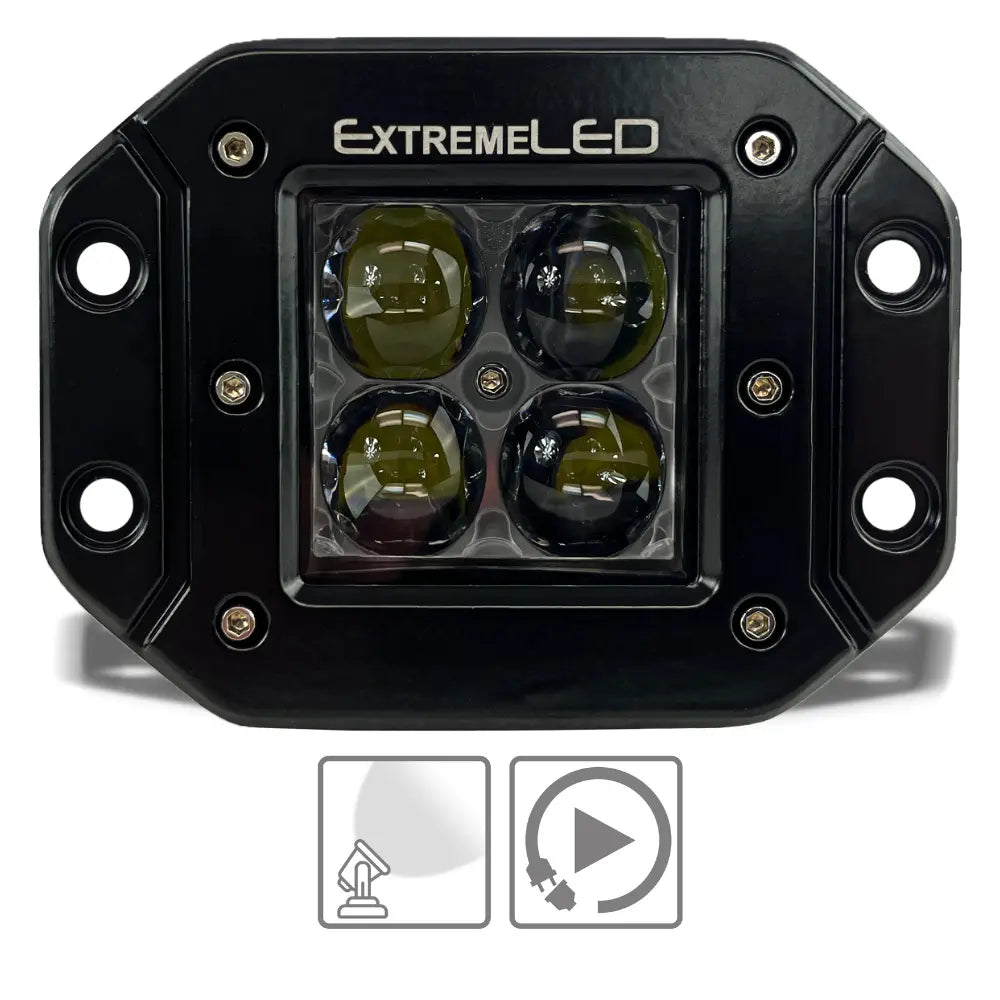 Stealth Flood Flush Mount Extreme Series 3" Light Pod