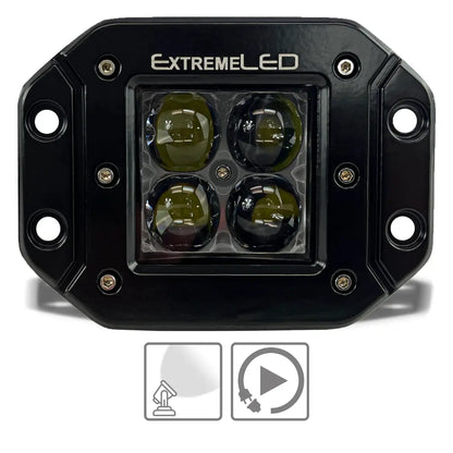 Stealth Flood Flush Mount Extreme Series 3" Light Pod
