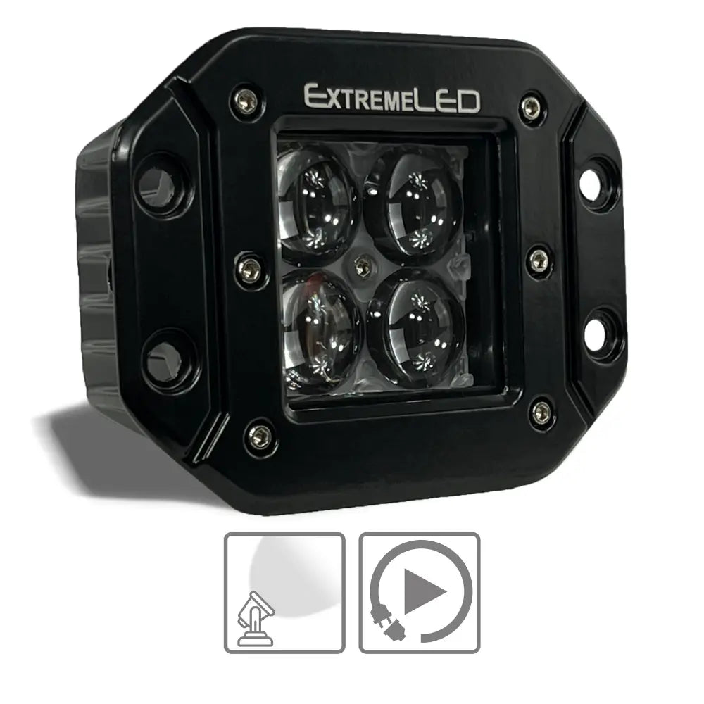 Stealth Flood Flush Mount Extreme Series 3" Light Pod