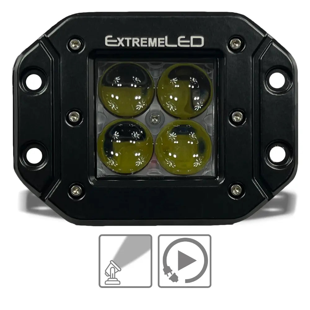 Stealth Spot Flush Mount Extreme Series 3" Light Pod