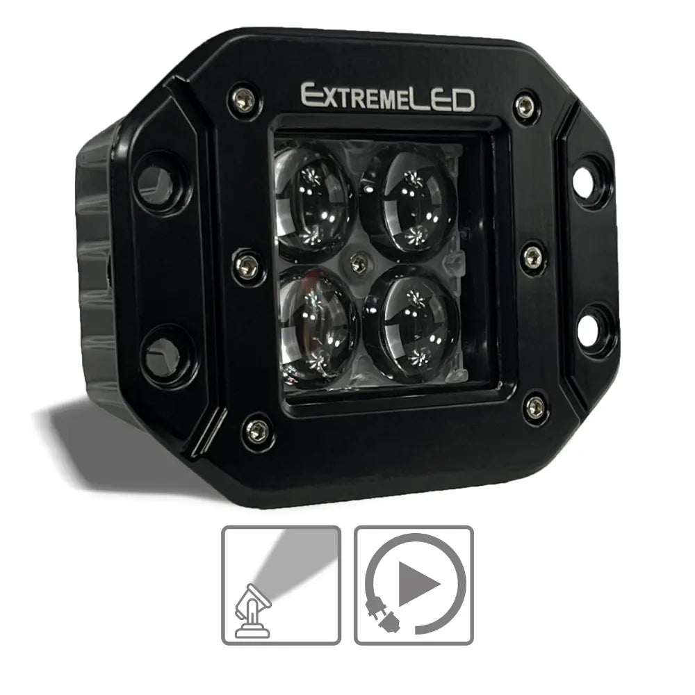 Stealth Spot Flush Mount Extreme Series 3" Light Pod