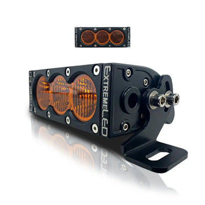 6" X6 Amber 30W Flood Beam LED Light Bar