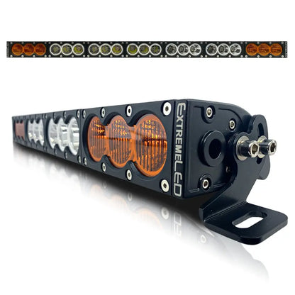 38" X6 Amber/White 210W Combo Beam LED Light Bar & Harness Kit