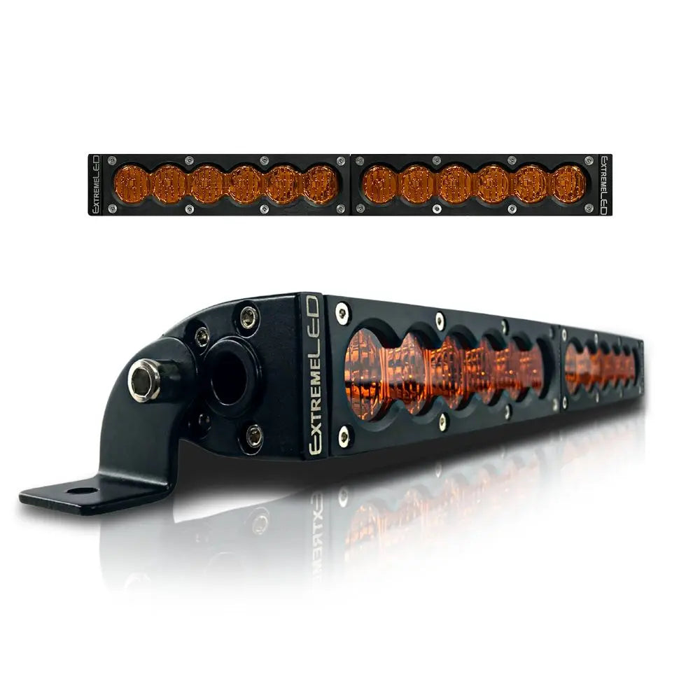 12" X6S Slim Amber 60W Flood Beam LED Light Bar