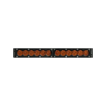 12" X6S Slim Amber 60W Flood Beam LED Light Bar