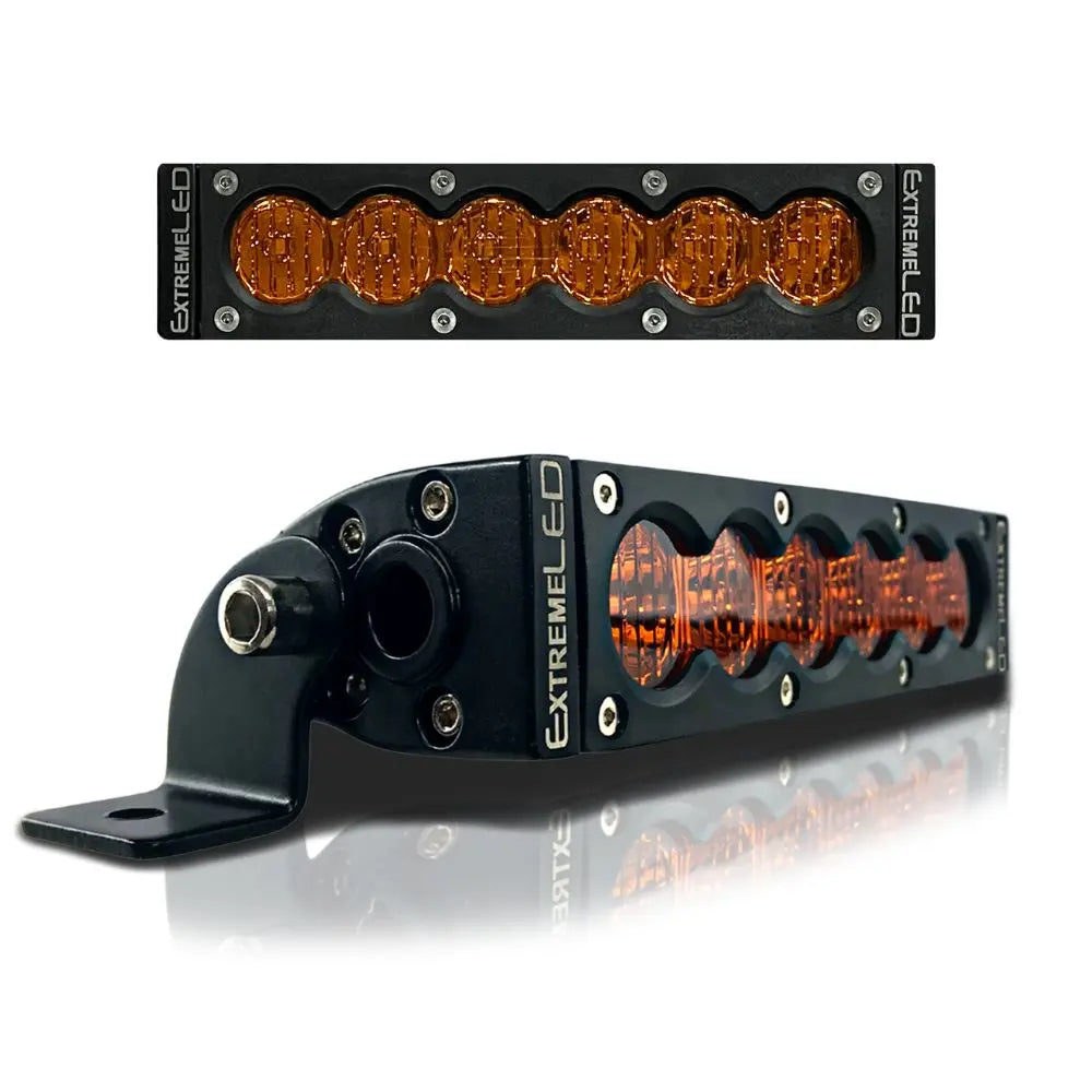 6" X6S Slim Amber 30W Flood LED Light Bar