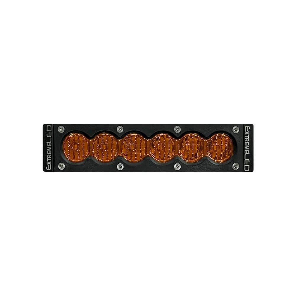 6" X6S Slim Amber 30W Flood LED Light Bar