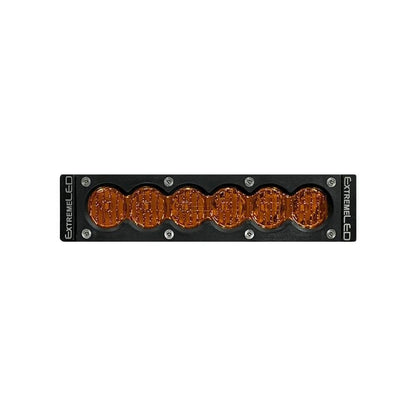 6" X6S Slim Amber 30W Flood LED Light Bar