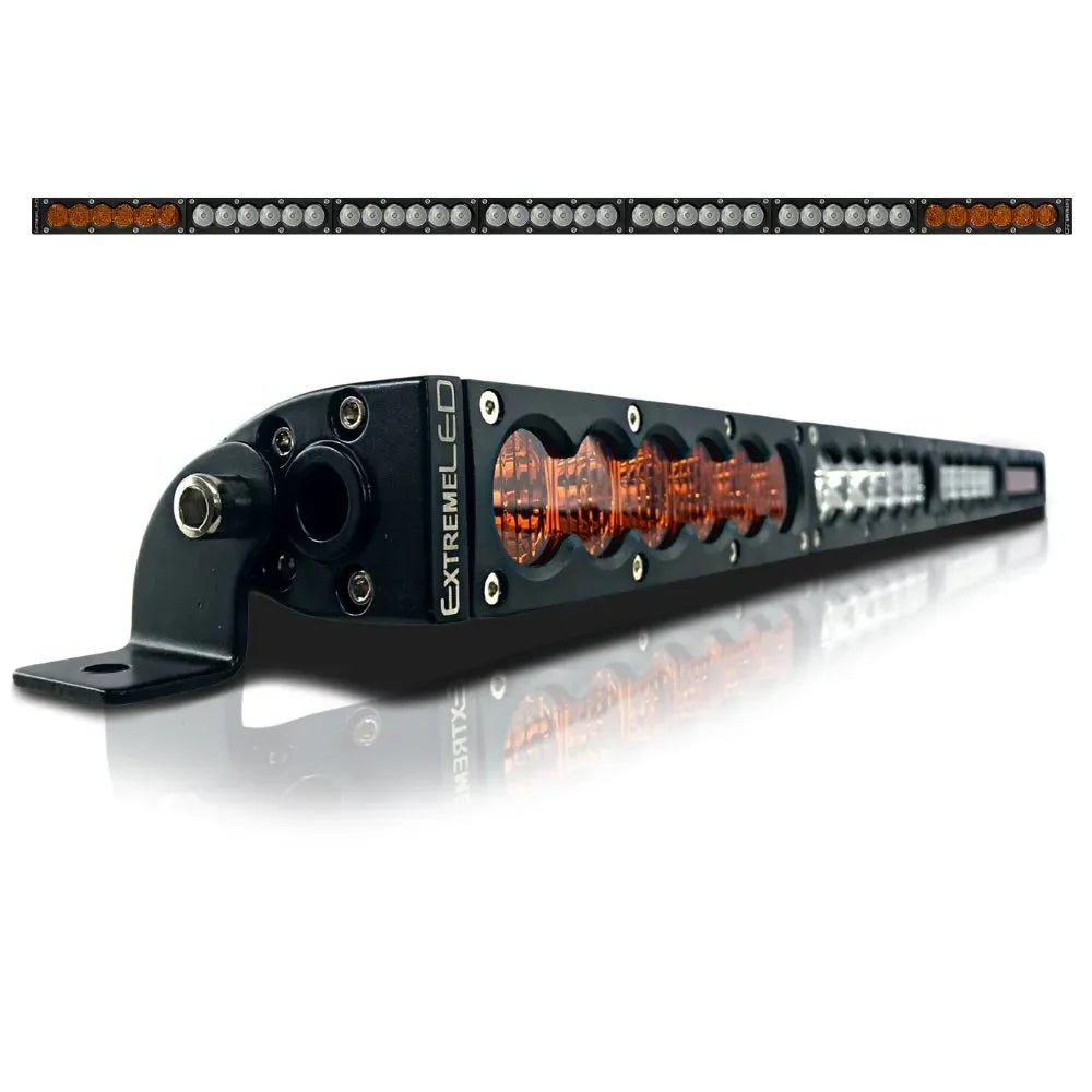44" X6S Slim Amber/White 210W LED Light Bar with 6FT wire & Harness